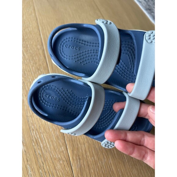 Crocband Cruiser Crocs Sandal Sandals Blue size 9c 9 c - Picture 5 of 8